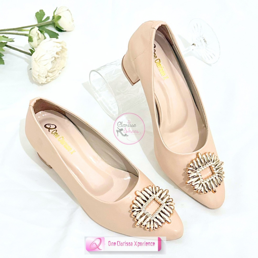 Clarisse ADINDA Mules Wanita Heels Hak Tahu 5 Cm