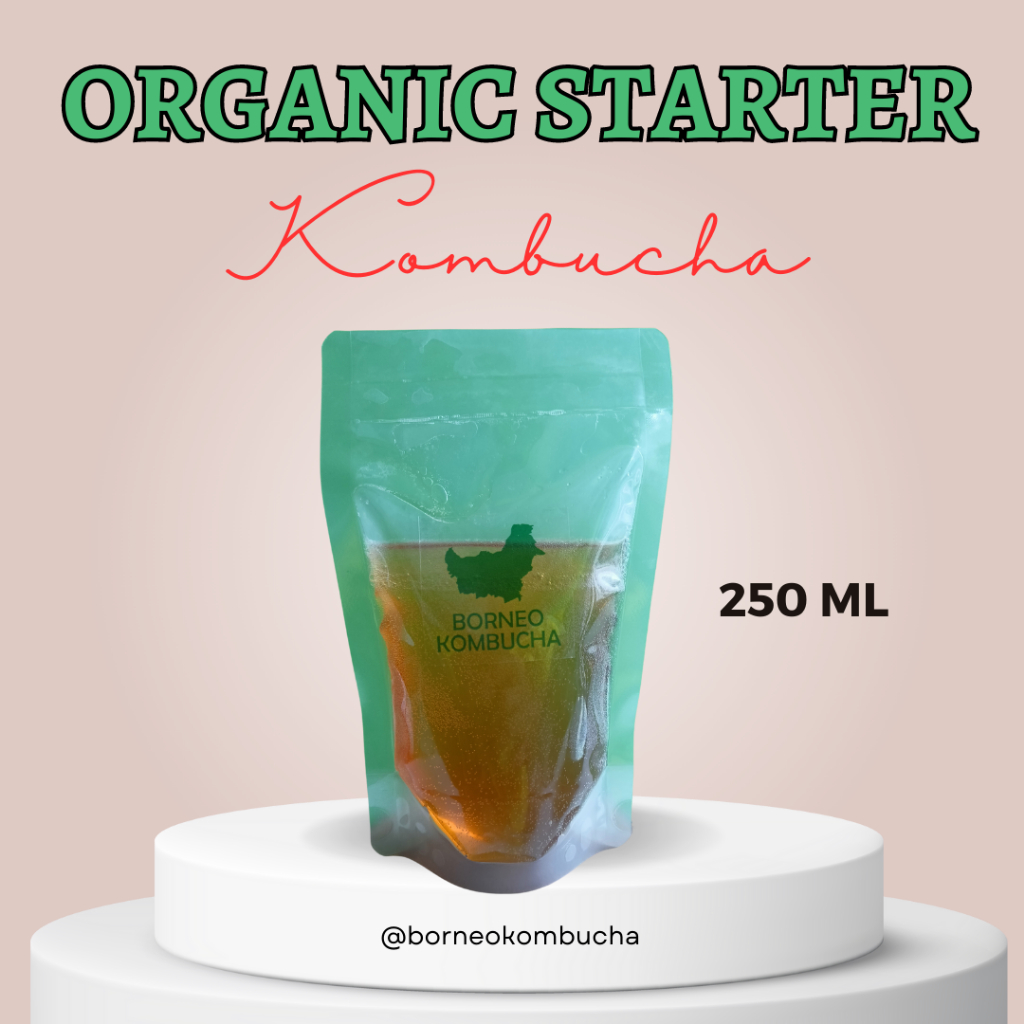 

CUKA BORNEO KOMBUCHA/ STARTER KOMBUCHA/ CUKAIVF/ STARTER IVF/ TEH PROBIOTIK 250mL