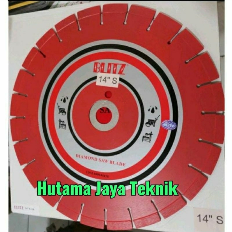 DIAMOND BLITZ 20” MATA CONCRETTE CUTTER POTONG ASPAL JALANAN BLITZ 20 INCH BL10713S