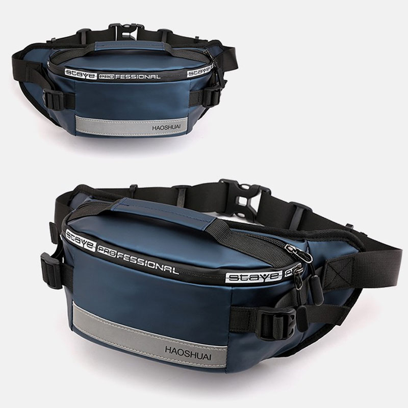 Waist Bag Tas Sling Bag Pria Sederhana Tas Pinggang Serbaguna Tas Crossbody Anti Air