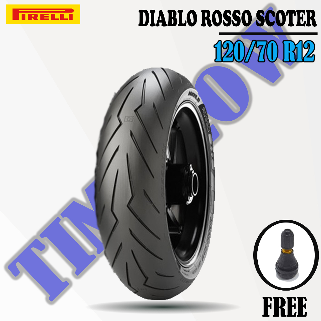 Ban Motor Vespa Matic //  120/70 Ring 12 Tubeless