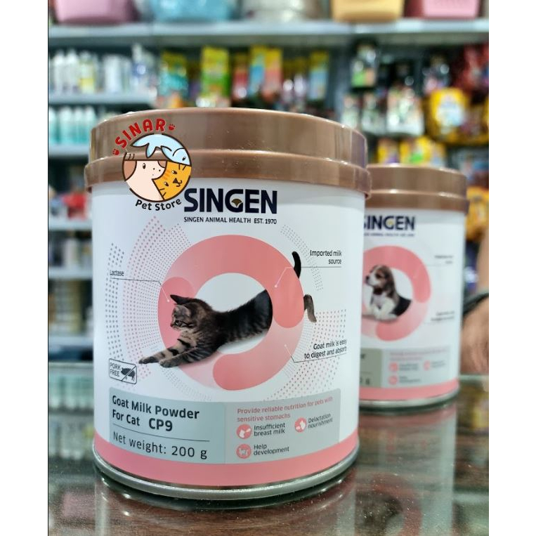 Singen CAT Goat Milk Powder 200GR Susu Kambing Ibu Anak Kucing Kitten