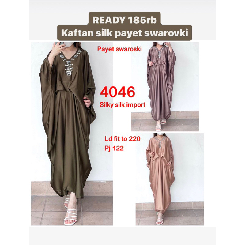 kaftan silky silk import