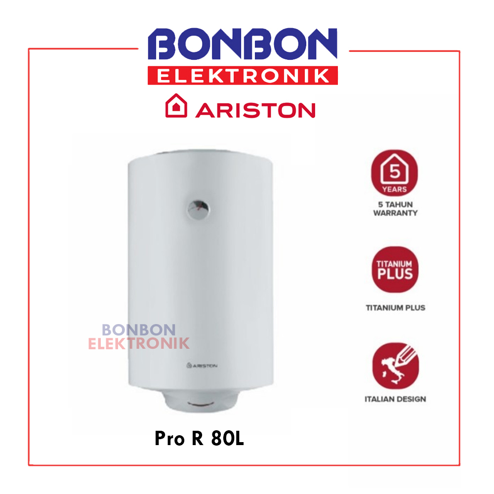 ARISTON Water Heater Pro R 80L / PRO R80L 80 Liter 1200W Pemanas Air