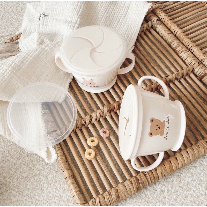 Premium Non Spill Snack Cup Wadah Cemilan Anak Snack Bowl Snack Container Little Momos Premium Non Spill Snack Cup Wadah Cemilan Anak Snack Bowl Snack Container Tempat Cemilan Anti Tumpah