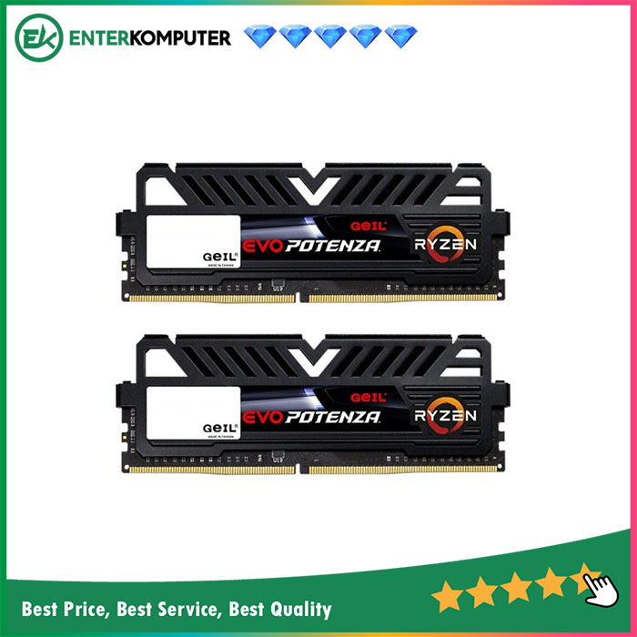 RAM GEIL DDR4 AMD EDITION EVO POTENZA PC21330 2666MHz Dual Channel 16GB (2x8GB)