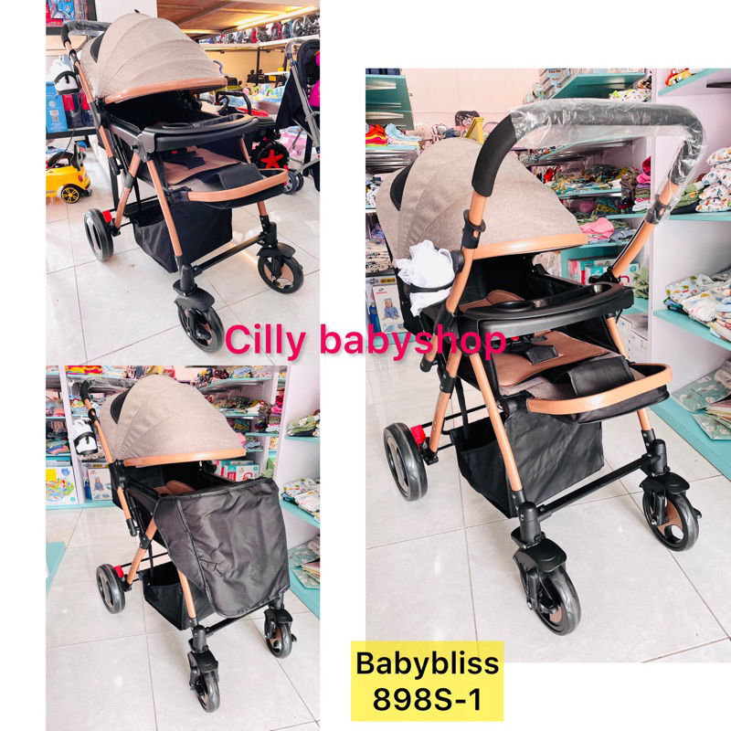 Stroller kereta dorong bayi Spacebaby SB 6055 / SB6055 / BABYBLISS 898S-1 dan SB6155 / SB 6155 DORONGAN BISA HADAP DEPAN BELAKANG