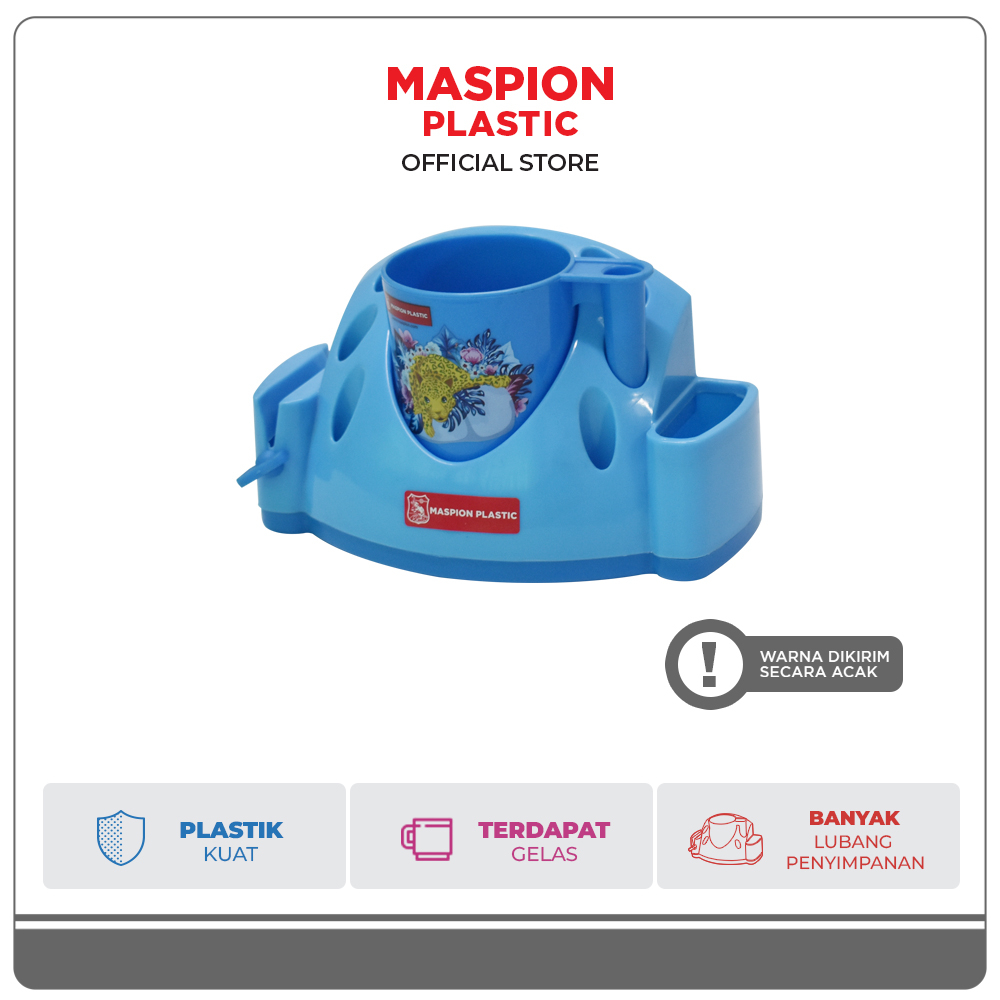 Maspion Tempat Sikat Gigi Plastik Tooth Brush Holder