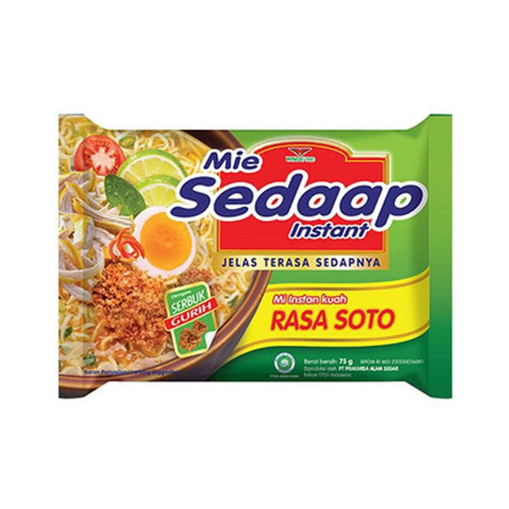 MIE SEDAAP/ MIE KUAH INSTANT/ RASA SOTO/ 75g