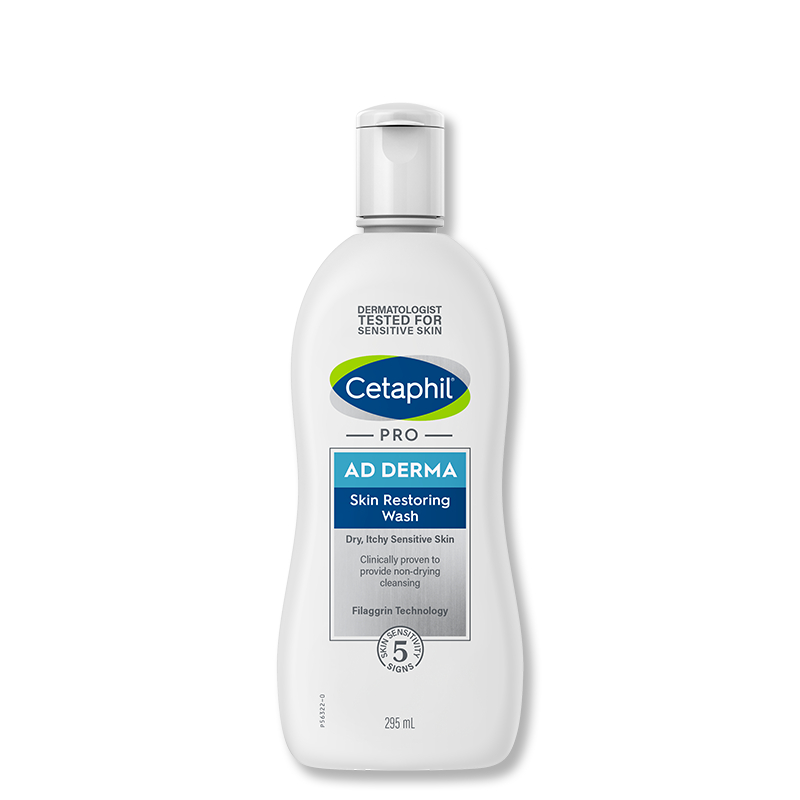 PROMO Cetaphil Pro AD Derma (Wash/Moisturizer) (295ml) ✔BPOM