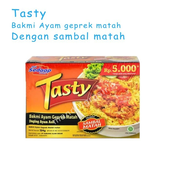 Bakmie Tasty * Ayam Geprek Matah * Mie sedaap * Mie Sambal Matah