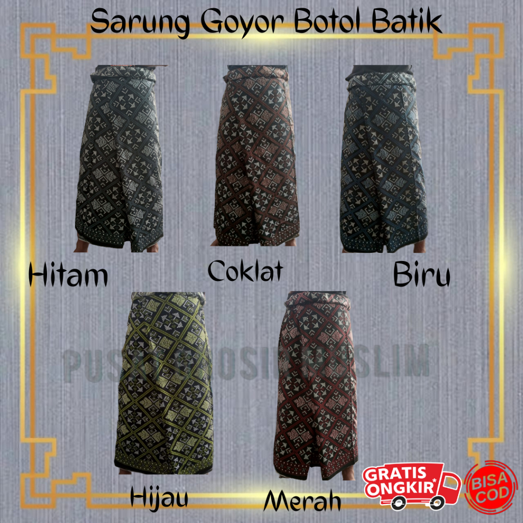 Terbaru Sarung Goyor Botol Batik Hijau Sarung Goyor Motif Batik Termurah !!!