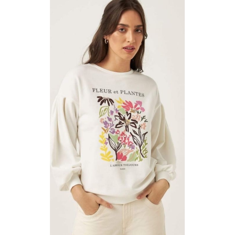 graphic print sweatshirt