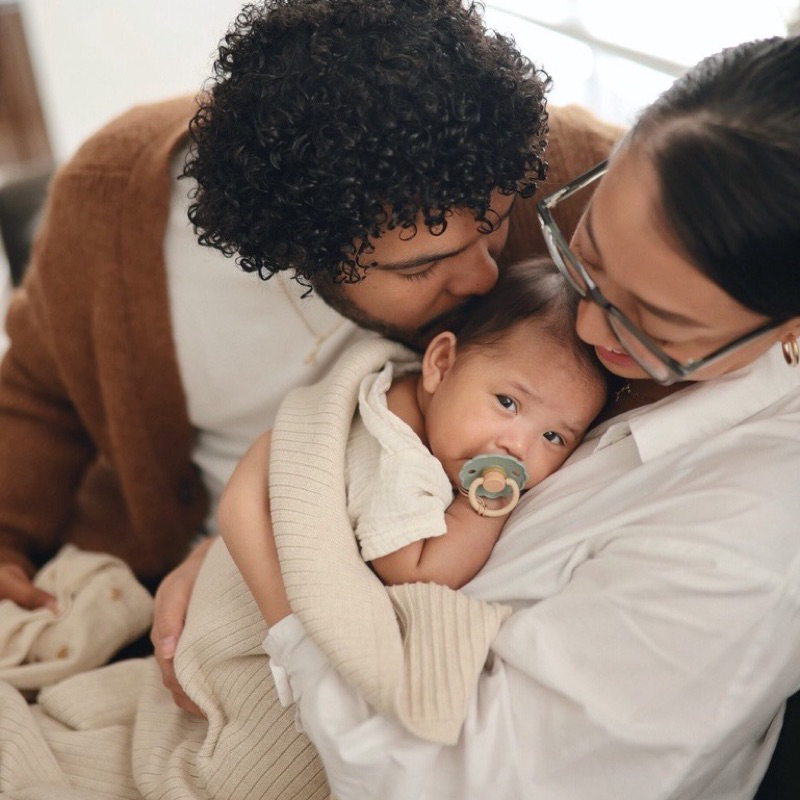 Frigg Daisy Pacifier Stage 1 (0-6m) &amp; Stage 2 (6-18m) Lilleboo Frigg Pacifier Kompeng Bayi