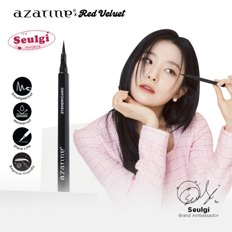 AZARINE X RED VELVET Oh! SO FINE LINER Eyeliner  - 1.5ml