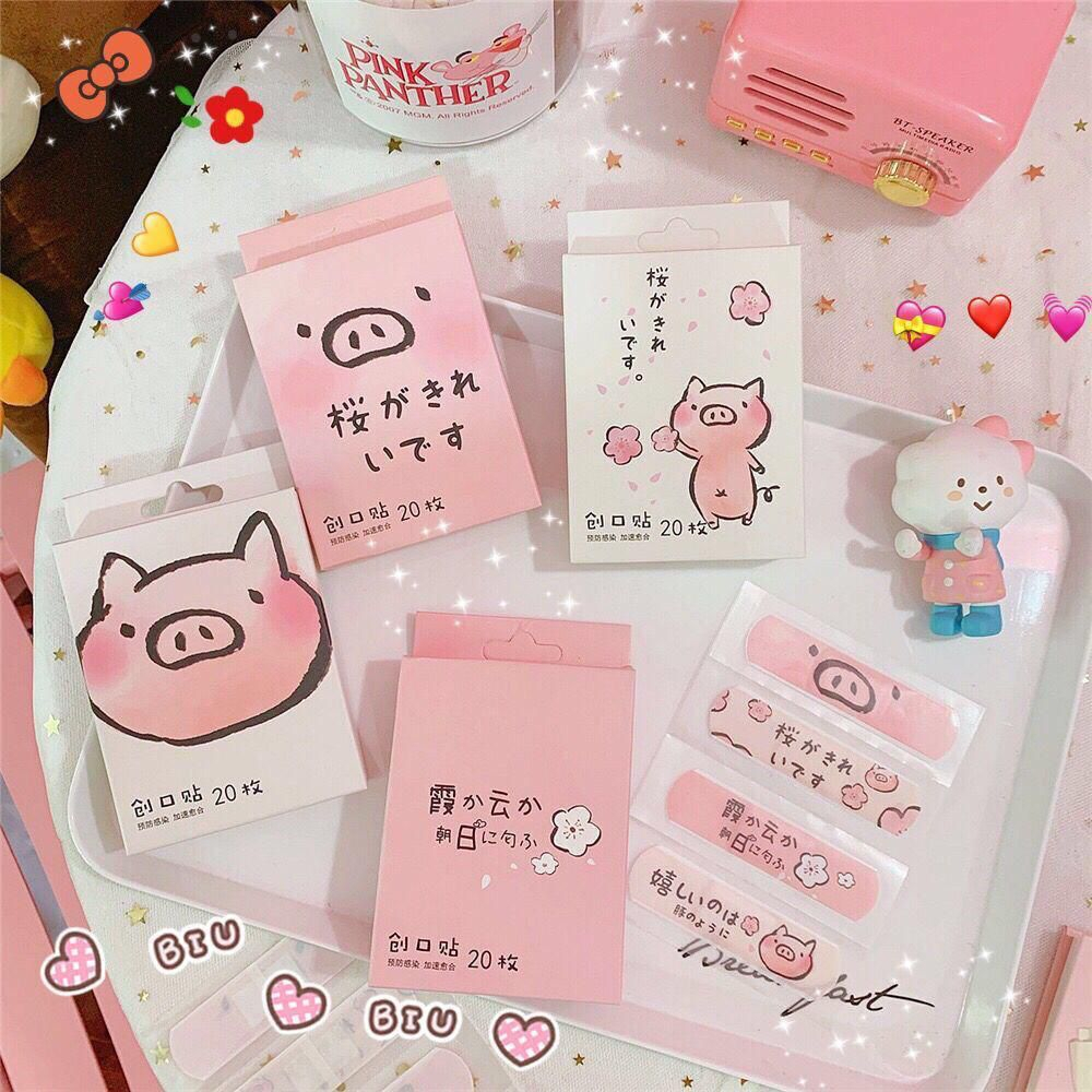 JM Plester Luka Anak Dewasa Waterproof Isi 20 Pcs Motif Karakter Lucu Pembalut Luka Tahan Air 20pcs Hansaplas Band Aid Korea