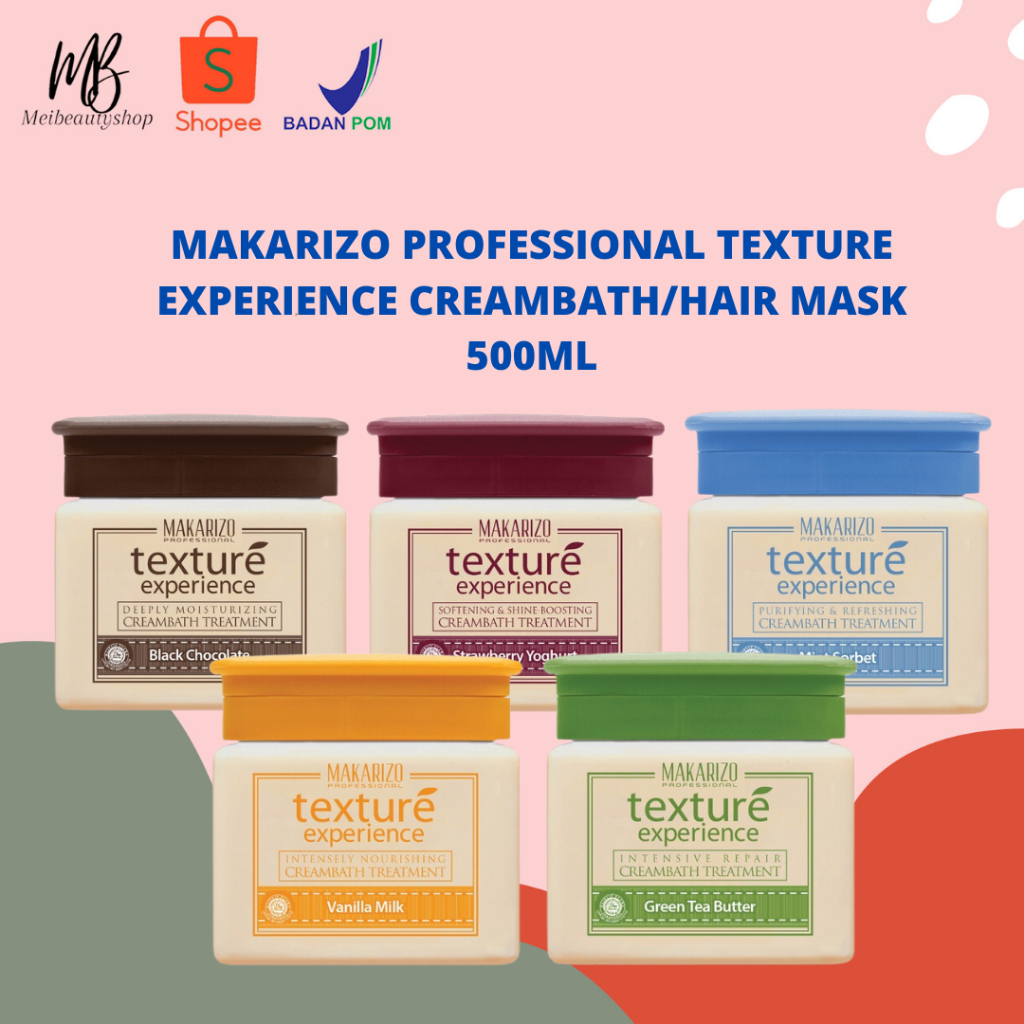 Makarizo Professional Texture Experience Creambath/Hair Mask 500 mL