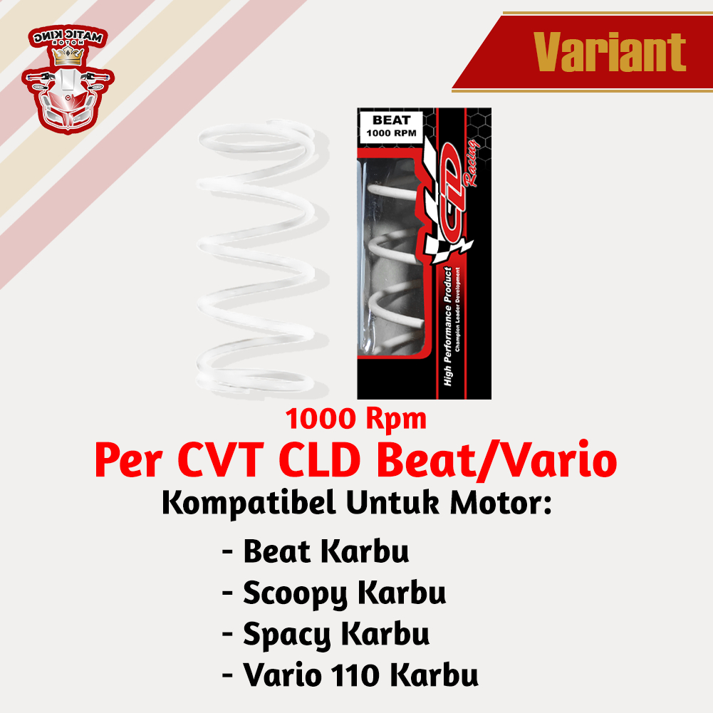 Per CVT Honda Vario PCX ADV 125 150 160 FI ESP CLD Racing K35 K36 K97 1000 RPM