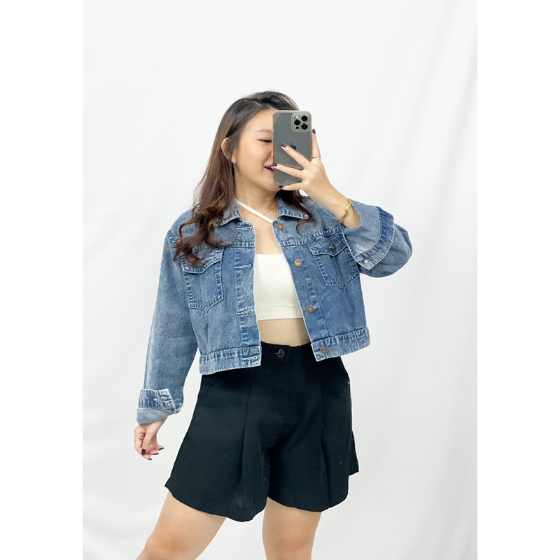 MDLV ~ Jaket Jeans Snow Naira Kode 935 Have More Fun