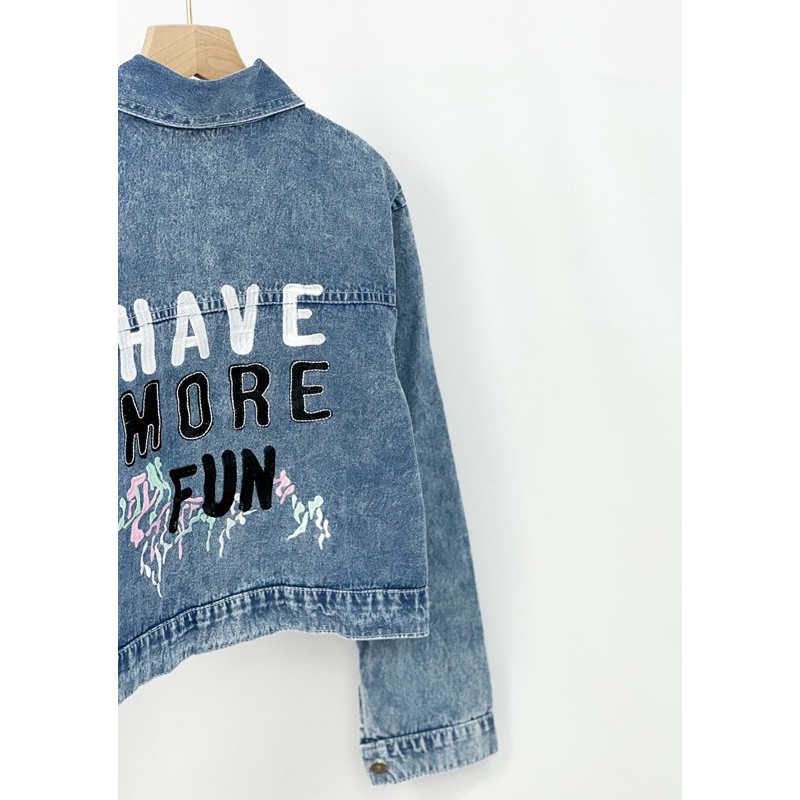 MDLV ~ Jaket Jeans Snow Naira Kode 935 Have More Fun