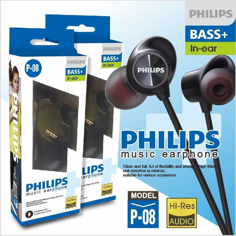 Hf Headset Philips P-08 &amp; JBL LIVE-100 Super Bass+