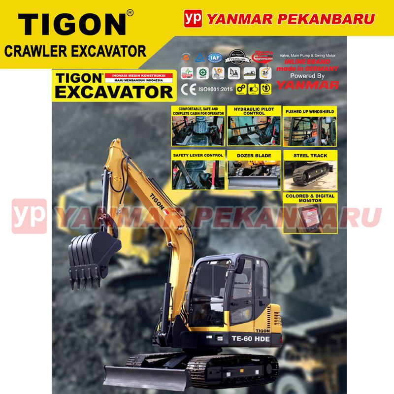 Mini Excavator TE 60 HDE TIGON (BOOK FEE)