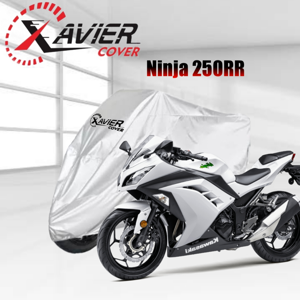 Cover / Sarung Motor Ninja 250RR Cover SILVER Waterproof