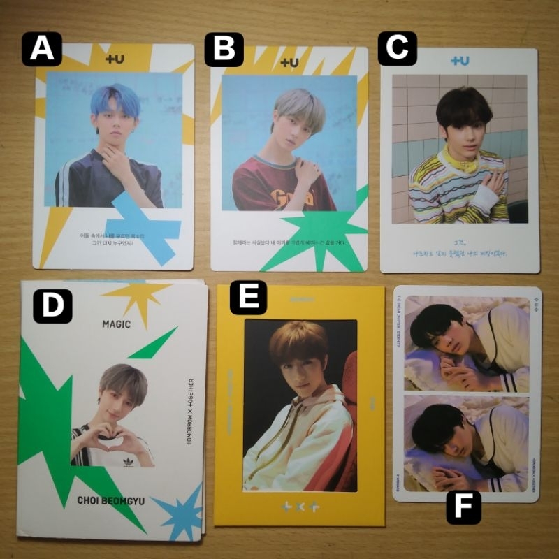 TXT PC Photocard official Yeonjun Beomgyu Hueningkai Star Magic Eternity