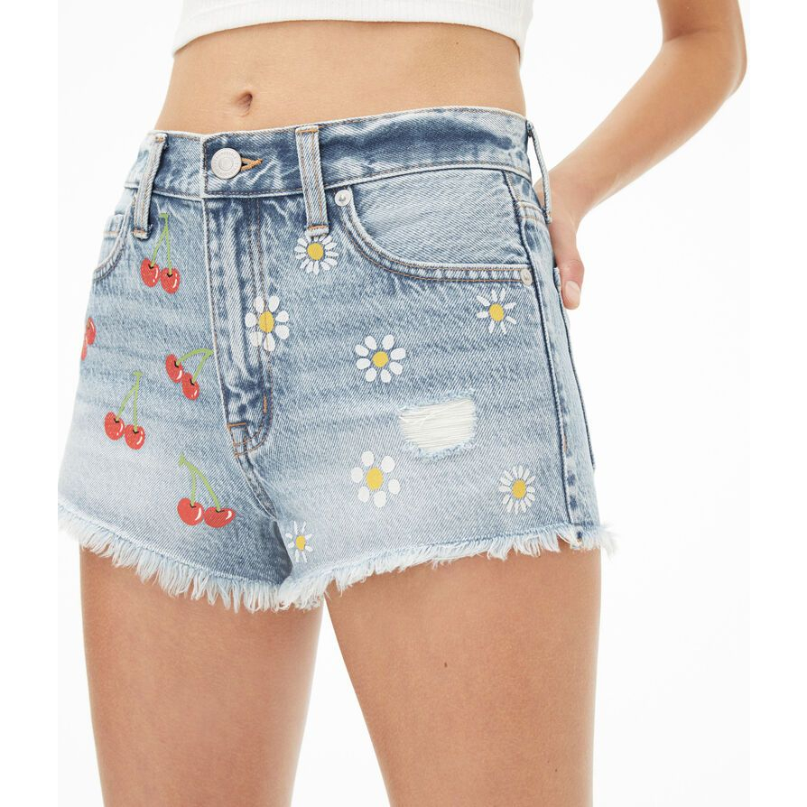 Aeropostale High Rise Denim Short