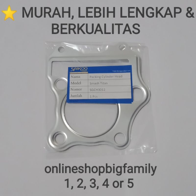 PAKING CYLINDER HEAD SMASH TITAN