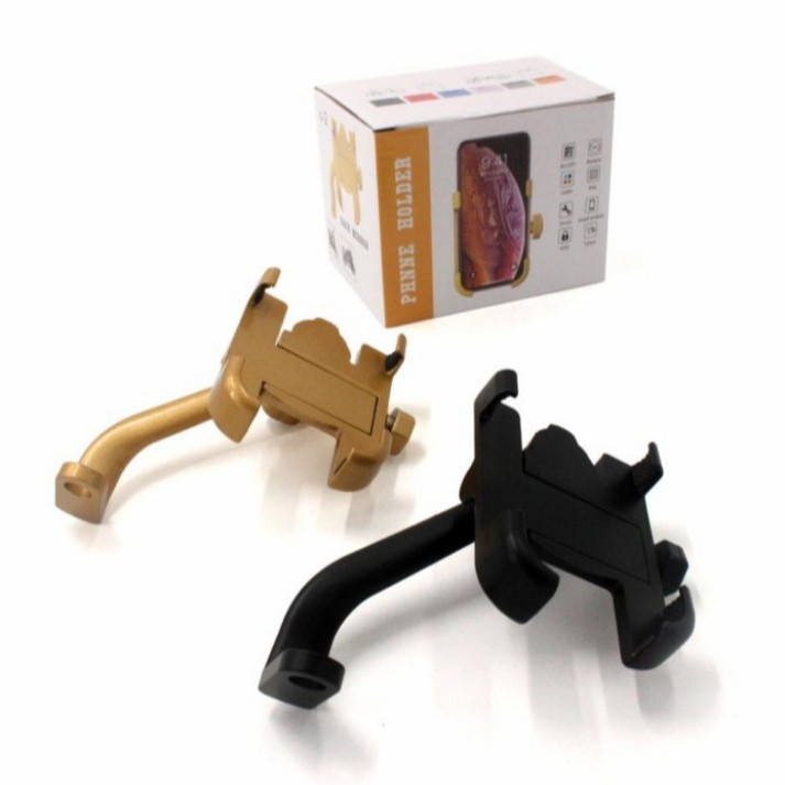 HOLDER HP MOTOR HANDPHONE HOLDER C2 SPION BAHAN FULL BESI