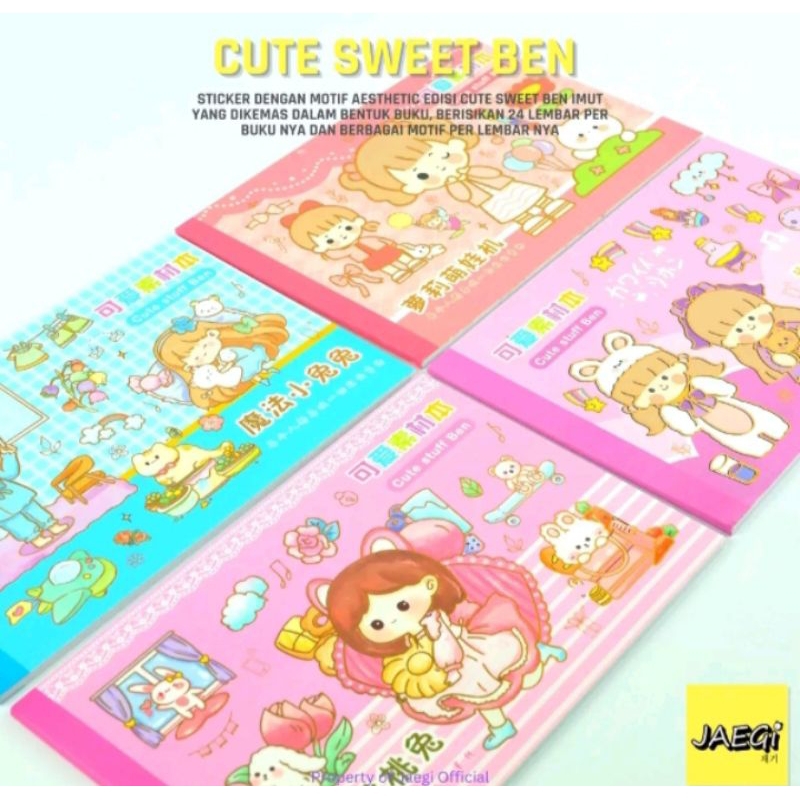 

Sticker Buku 24 Lembar Lucu Lucu Dan bagus