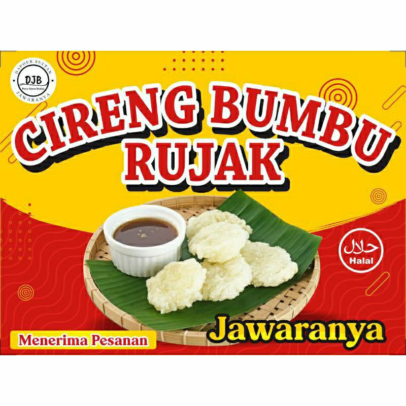 

✨ CIRENG BUMBU RUJAK JAWARANYA ISI 20Pcs✨