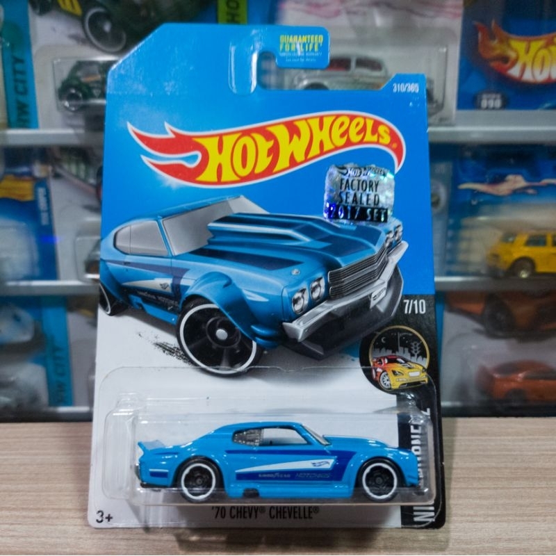 Hot Wheels 70 Chevy Chevelle Blue - Factory Sealed