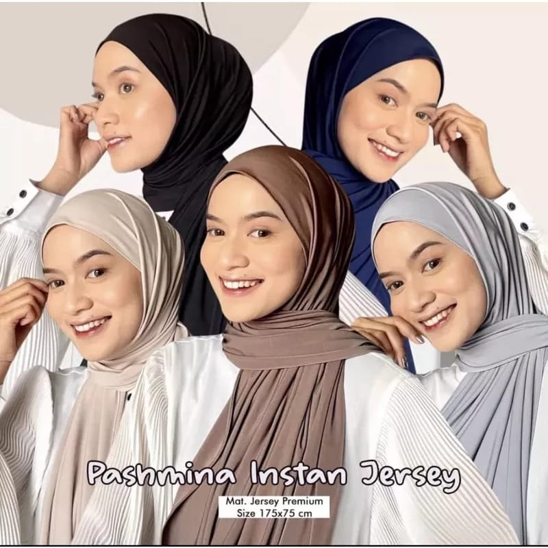 Pashmina Kaos Jersey Premium / Pashmina Kaos Rayon Flowy Turkey Shawl