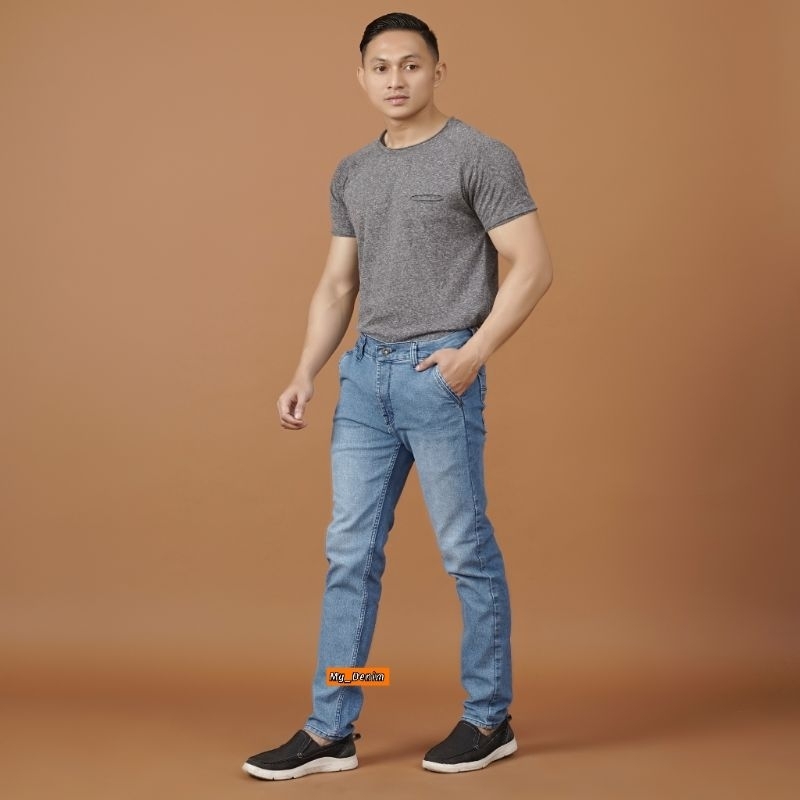 CELANA JEANS SLIMFIT SKINNY PENSIL PRIA