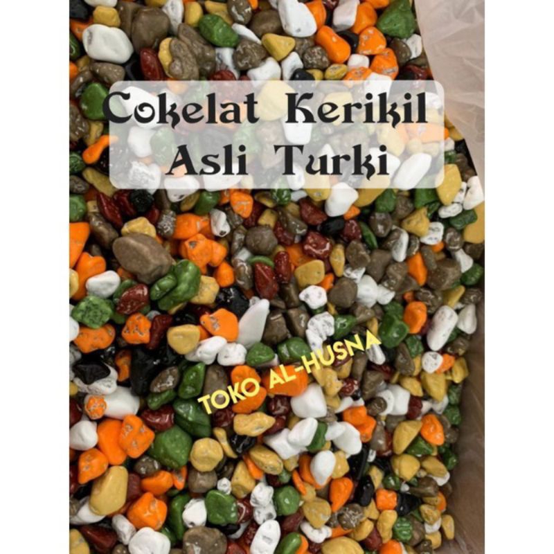 

Coklat Krikil Turki 500 gram/ Coklat Krikil Turki Fanatik /Coklat Oleh Oleh haji dan umroh