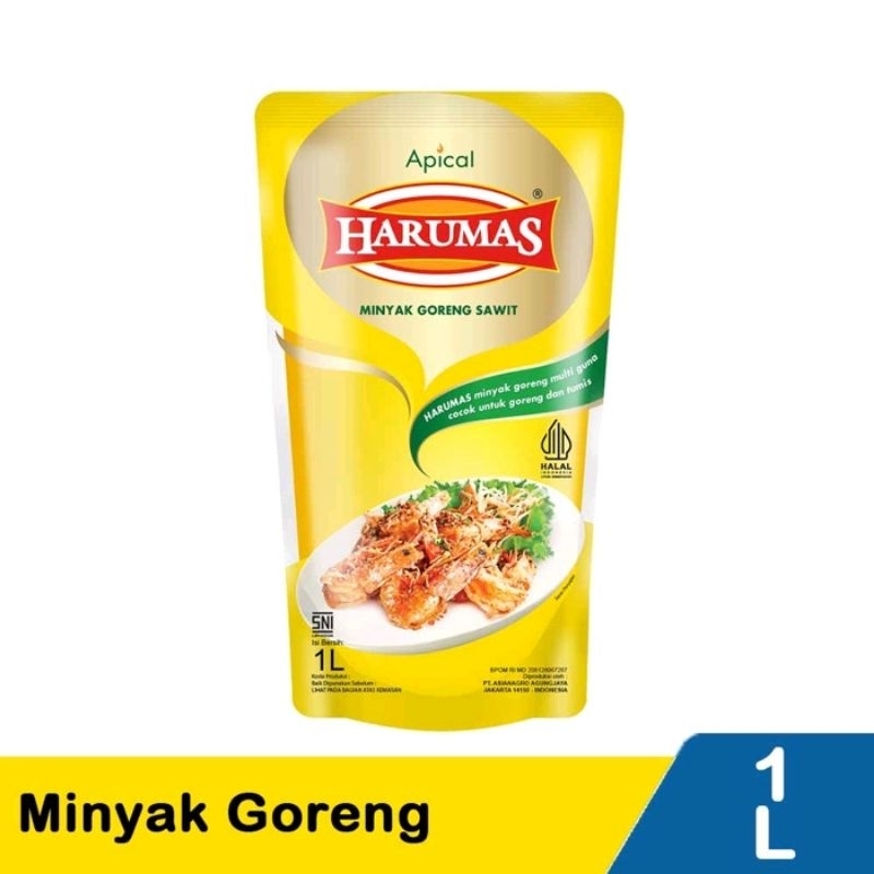 

MINYAK GORENG/MGR HARUMAS 1 LITER POUCH/BANTAL