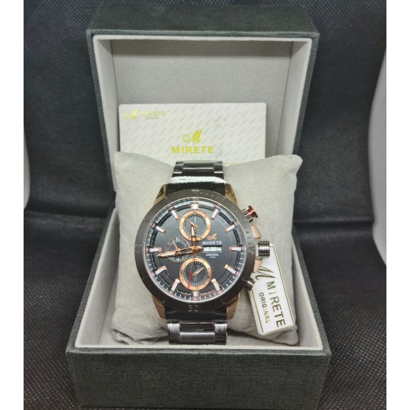Jam Tangan Pria Sport Mirete Original Water Resistant