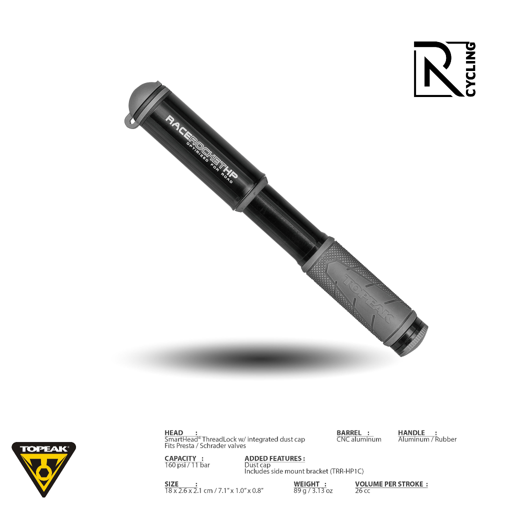 Topeak Pompa Mini Sepeda RaceRocket HP
