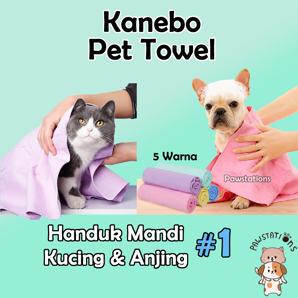 Kain Lap Mandi Kucing Kain Lap Mandi Anjing Kanebo Kucing Anjing Handuk Mandi Kucing Handuk Mandi Anjing Kanebo Kucing Jumbo