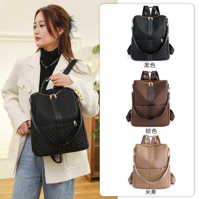 besar Ransel  Multifungsi Backpack tas gendong women cewek tas wanita Oxford cloth shoulder bags import tas fashion tas laptop 14 inch(Tinggi 32 Lebar 21 CM bisa muat ) 1179