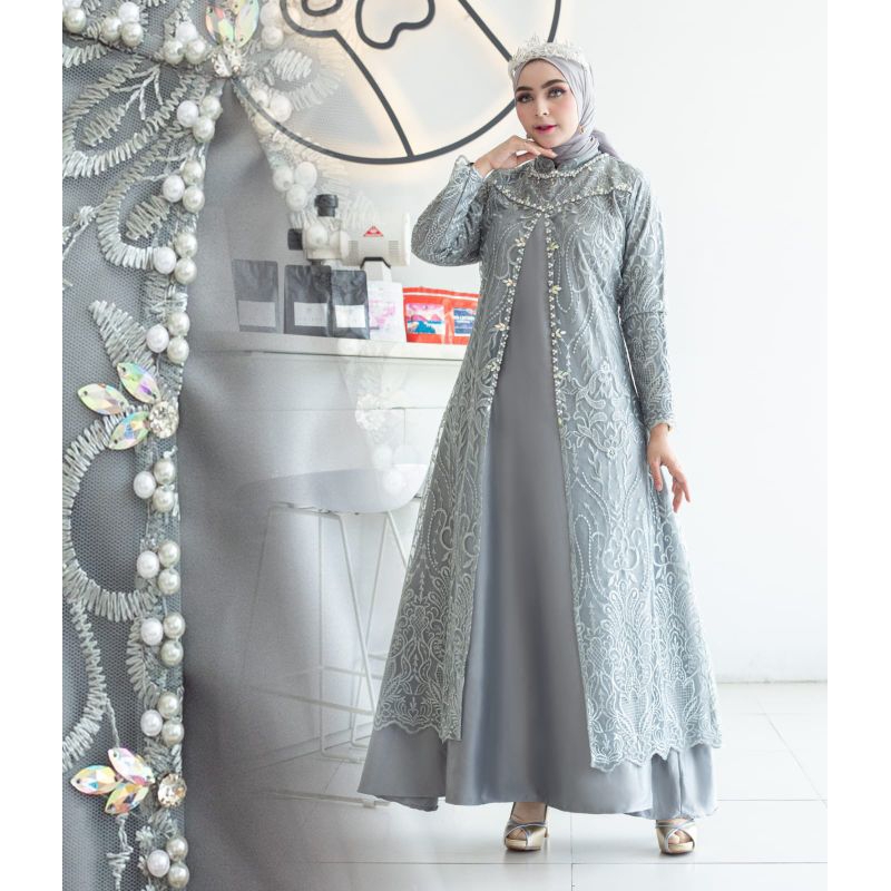 GAMIS REGINA FULL FURING SATIN VELVET//BAHAN TILLE NON GLITER HIASAN FULL PAYET BORDIR//SERAGAMAN KELUARAGA//BAJU PESTA LAMARAN//KEBAYA WISUDA//BAJU LEBARAN//BAJU KONDANGAN//KEBAYA ORIGINAL//KEBAYA MODERN//BY DIPA COLLECTION