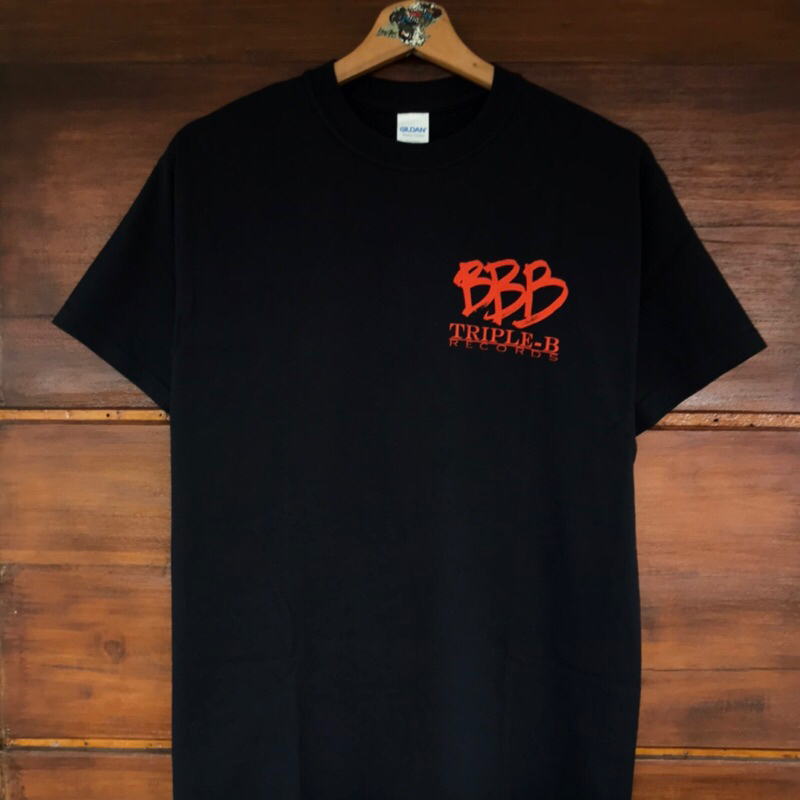 Tshirt Band New Original TRIPLE B RECORDS ‘100% HC’