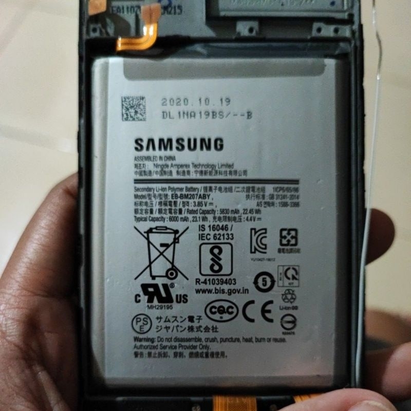 baterai samsung m30s original