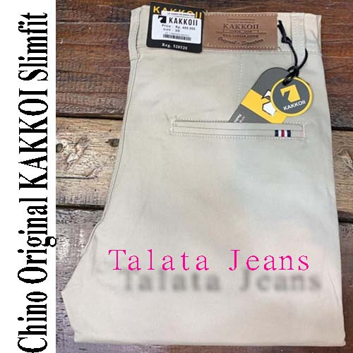Celana Panjang Chino KAKKOII Original Slimfit // Chino premium KAKKOII