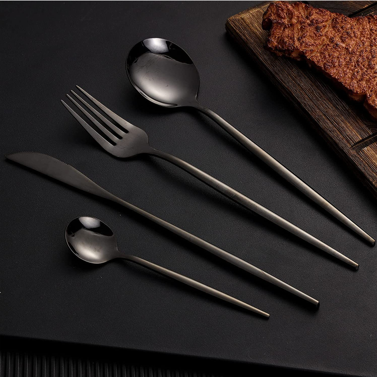 Set Alat Makan Sendok Garpu Pisau Cutlery Western Style 24 PCS - C24