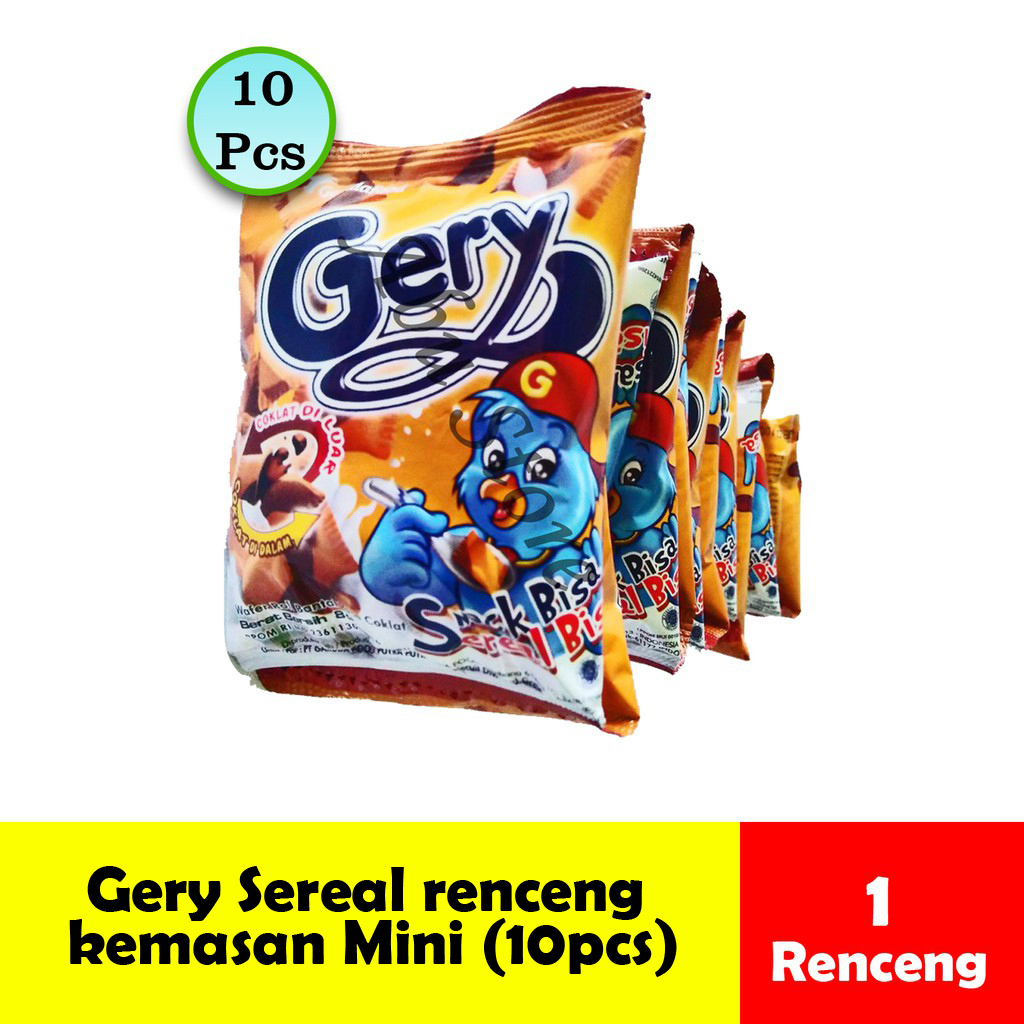 

Gery Sereal Kemasan Renceng mini isi 10 pcs By Garuda Food Snack Jadul