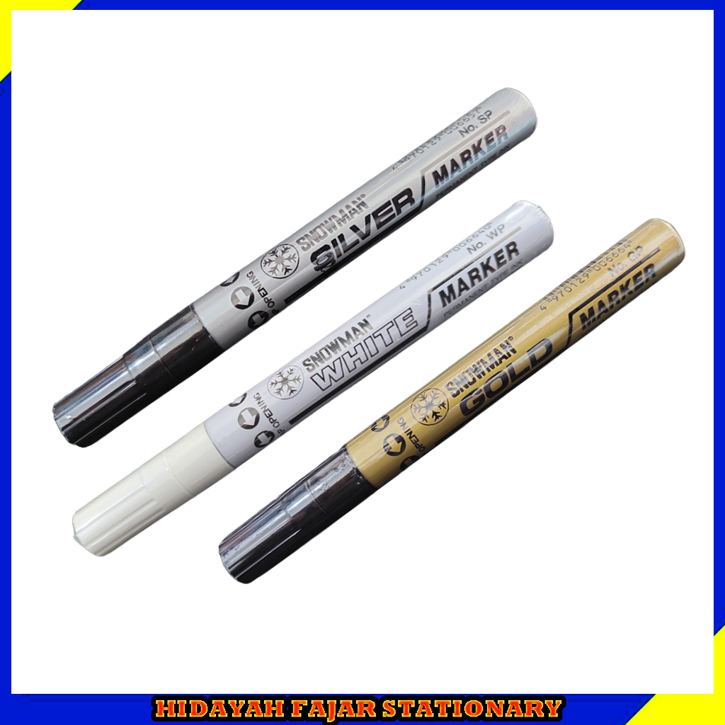 

Spidol Permanen Gold - Spidol Permanen Silver - Spidol Permanen White