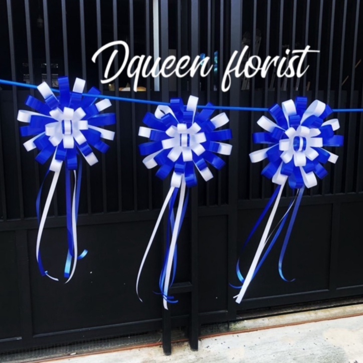 DQueen Florist Pita Jepang Peresmian Acara Grand Opening Potong Pita Gedung Kantor Custom Warna Dan Ukuran